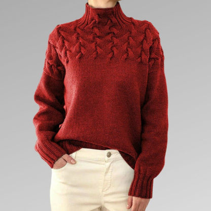 Clara - Damen-Rollkragenpullover | Elegant, Warm, Hochwertig