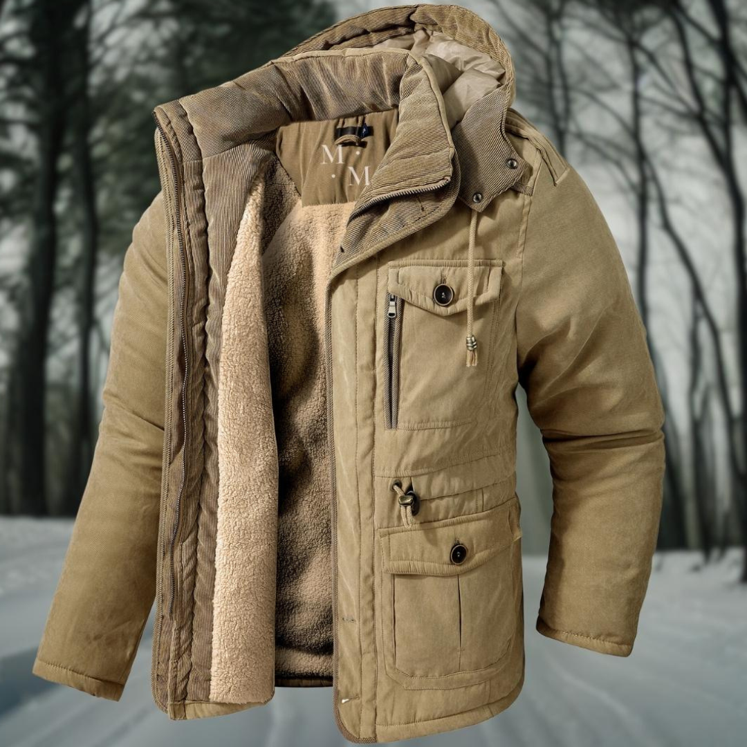 Lukas - Modische Winterjacke für Herren | Warm, Bequem, Ideal für kalte Tage