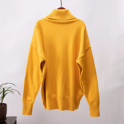 Lena - Damen-Oversized Rollkragenpullover | Warm, Stilvoll, Gemütlich