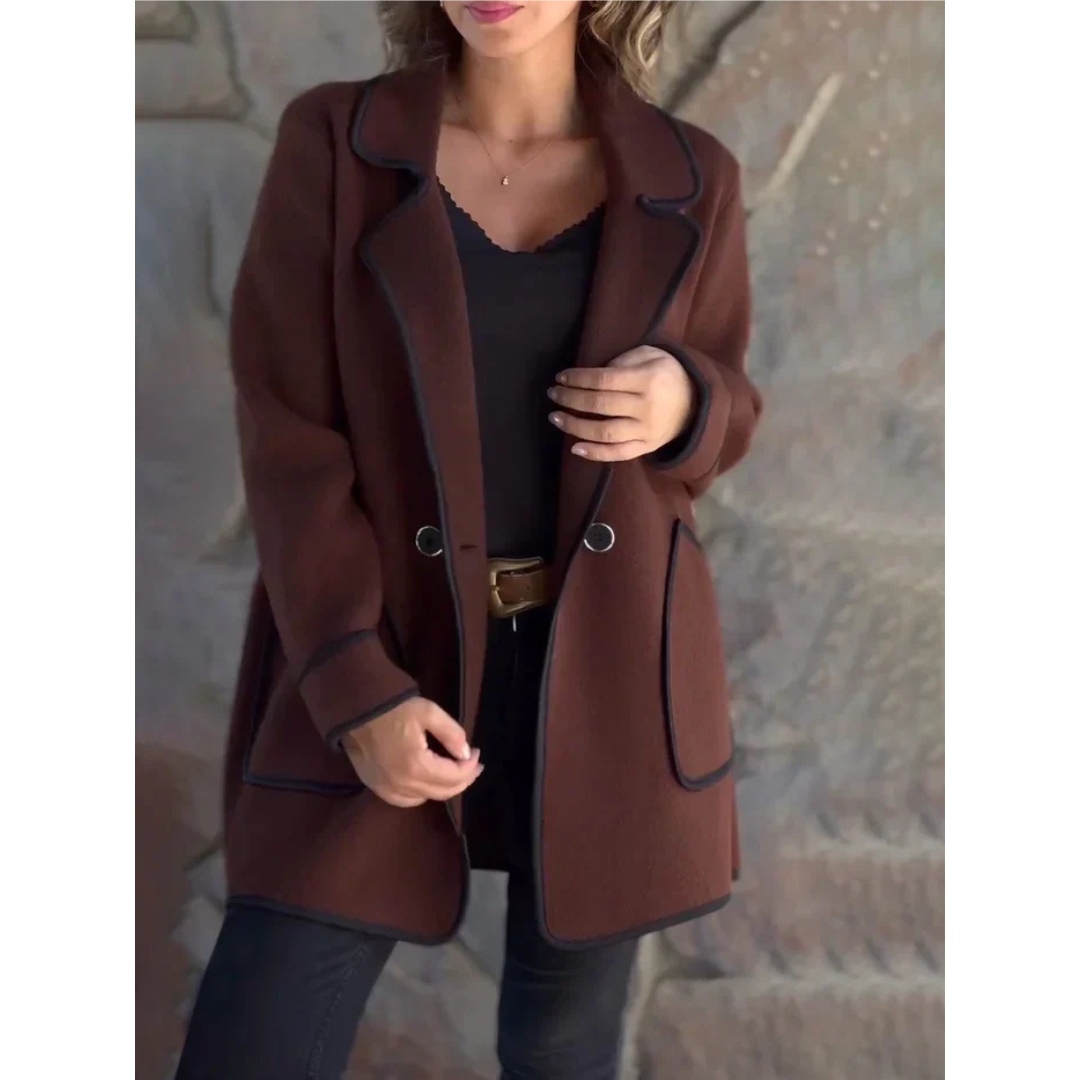 Sophie - Damen-Eleganter Blazer | Chic, Warm, Winter-Essential