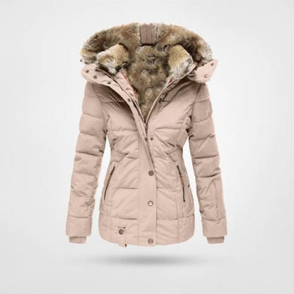 Lena - Damen-Winterjacke | Stilvoll, Warm, Wasserdicht, Komfortabel