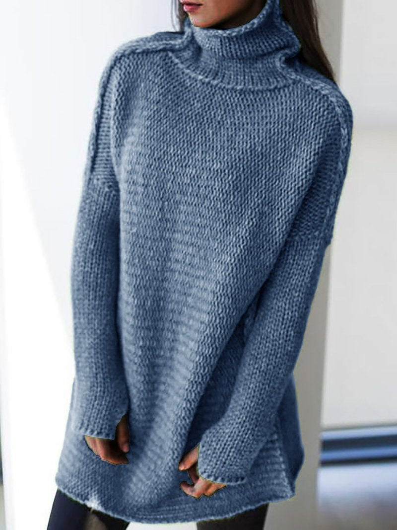 Lena - Damen-Rollkragenpullover | Warm, Gemütlich, Stilvoll