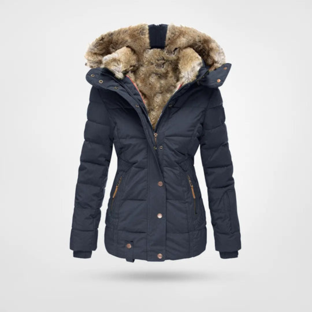 Lena - Damen-Winterjacke | Stilvoll, Warm, Wasserdicht, Komfortabel