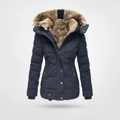 Lena - Damen-Winterjacke | Stilvoll, Warm, Wasserdicht, Komfortabel