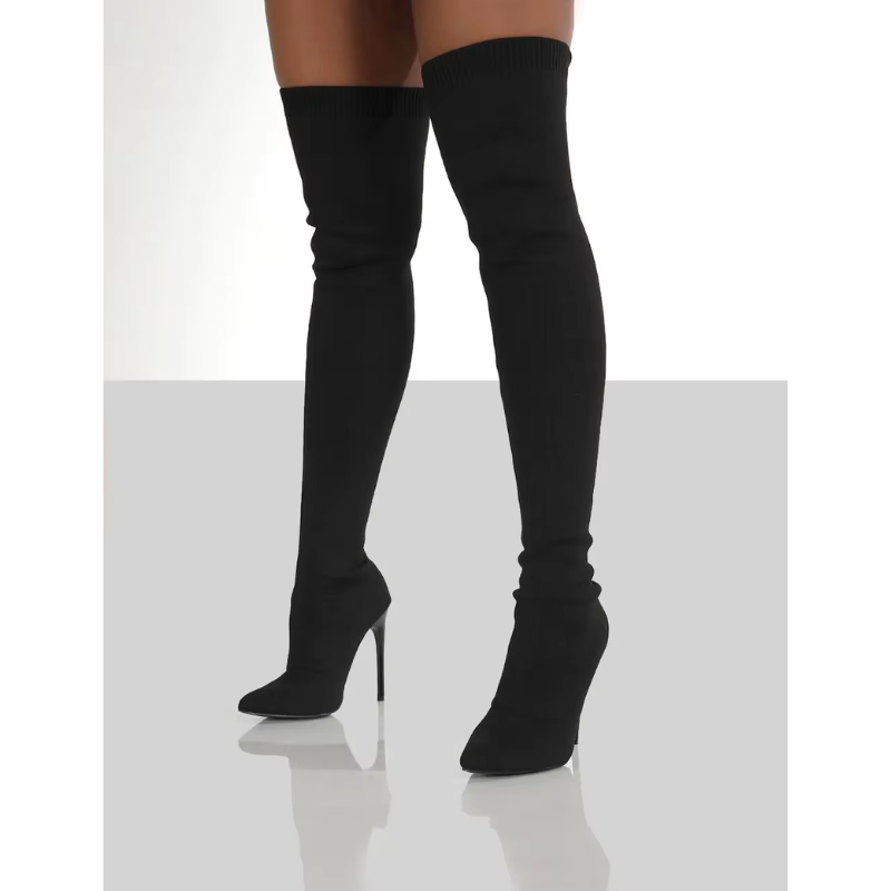 Laura - Damen-Overknee-Stiefel | Stilvoll, Bequem, Perfekt für jeden Anlass