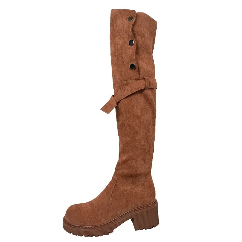 Sophie - Damen-Overknee-Stiefel | Stilvoll, Robuste Materialien, Modischer Look