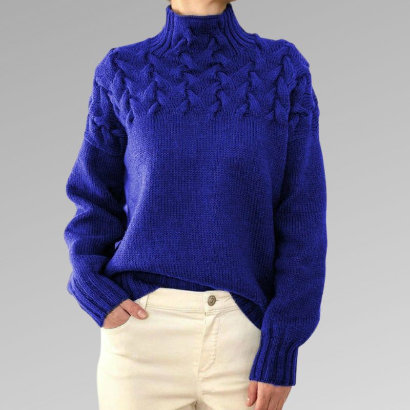 Clara - Damen-Rollkragenpullover | Elegant, Warm, Hochwertig