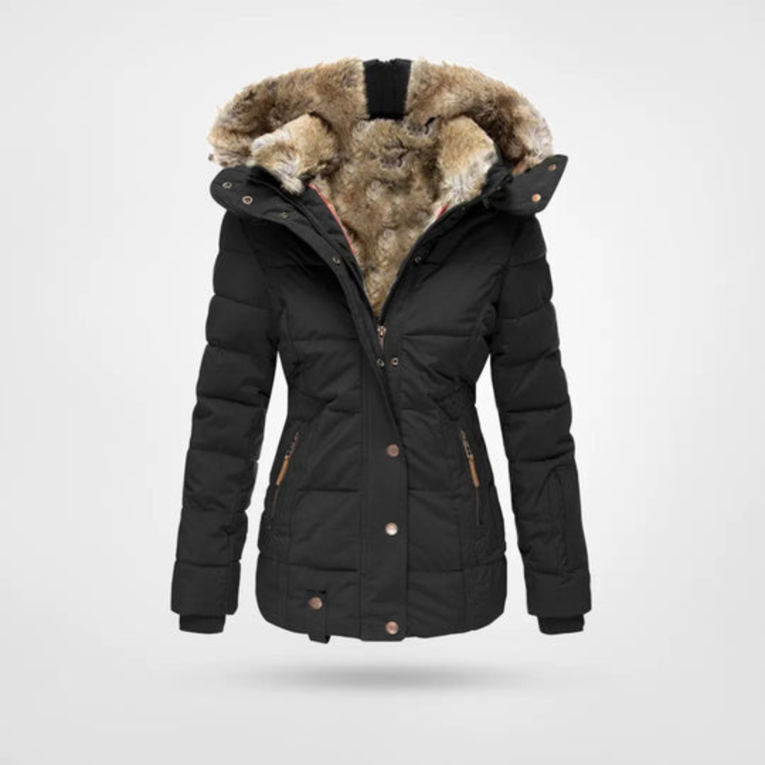 Lena - Damen-Winterjacke | Stilvoll, Warm, Wasserdicht, Komfortabel