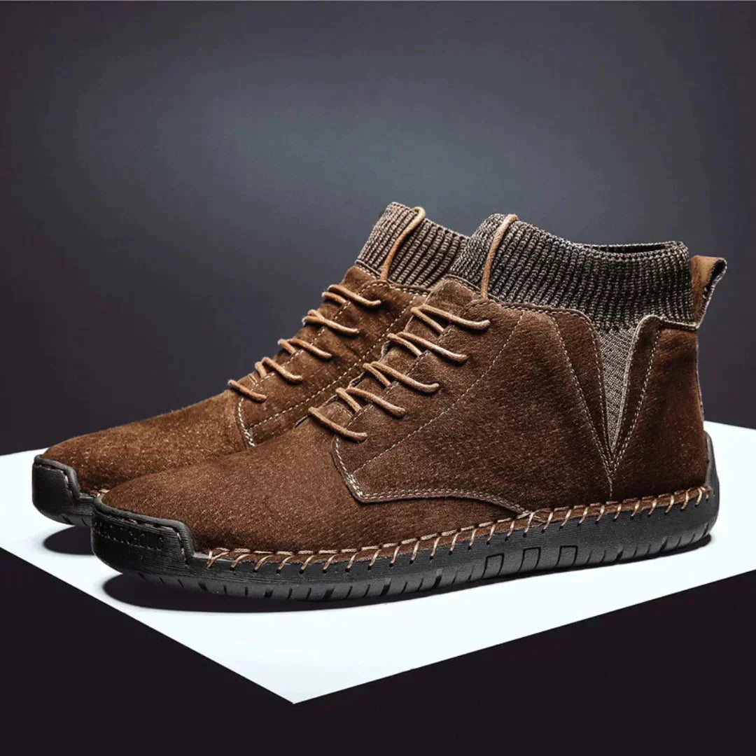 Felix - Herren-Wildleder-Stiefeletten | Bequem, Vielseitig, Wasserabweisend