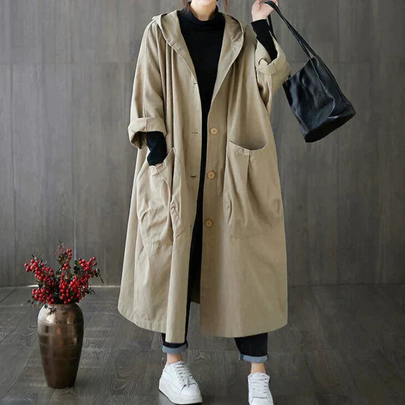 Lena - Damen-Trenchcoat | Elegant, Vielseitig, Wetterfest