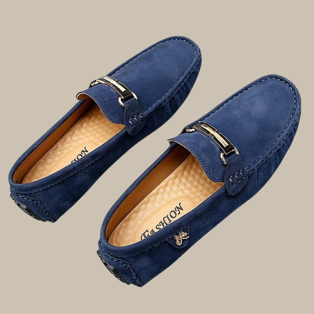 Maximilian - Herren-Slipper | Premium Wildleder, Atmungsaktiv, Eleganter Komfort