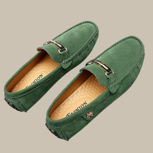 Maximilian - Herren-Slipper | Premium Wildleder, Atmungsaktiv, Eleganter Komfort