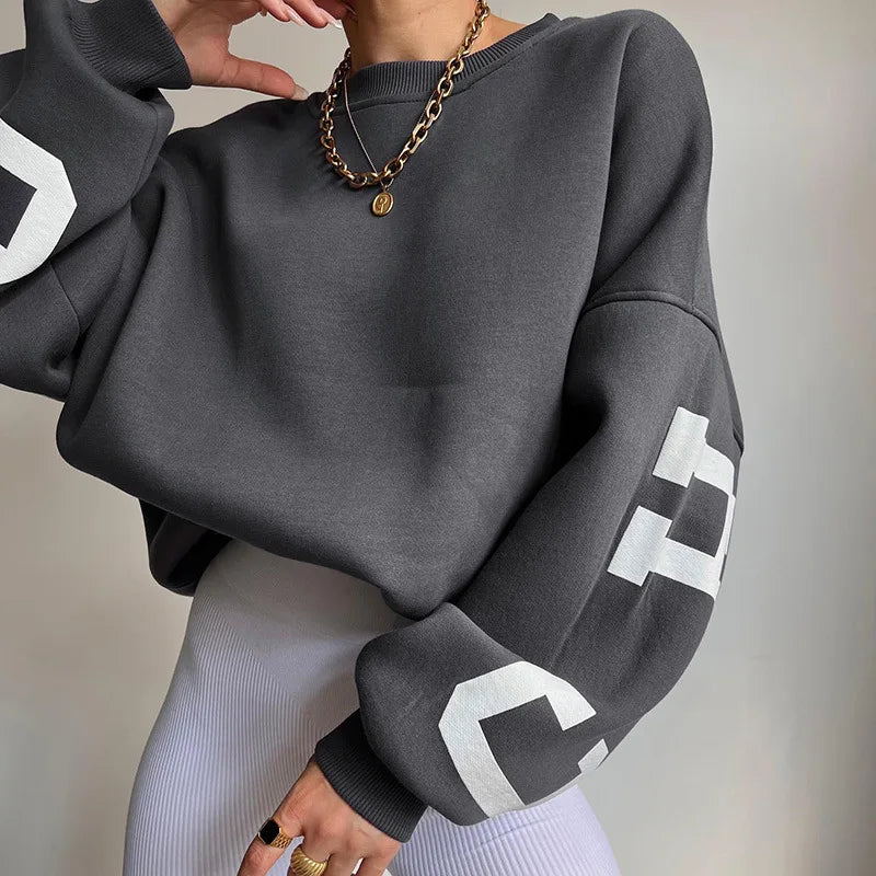 Lena - Damen-Sweatshirt | Modisch, Bequem, Mit Seitendruck