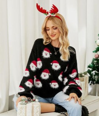 Lena - Damen-Weihnachtspullover | Eleganter, Kuschelig, Festlich