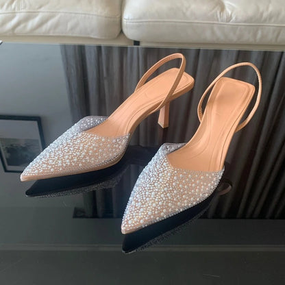 Lena - Damen-Pumps | Komfortabel, Elegant, Mit Perlendekoration