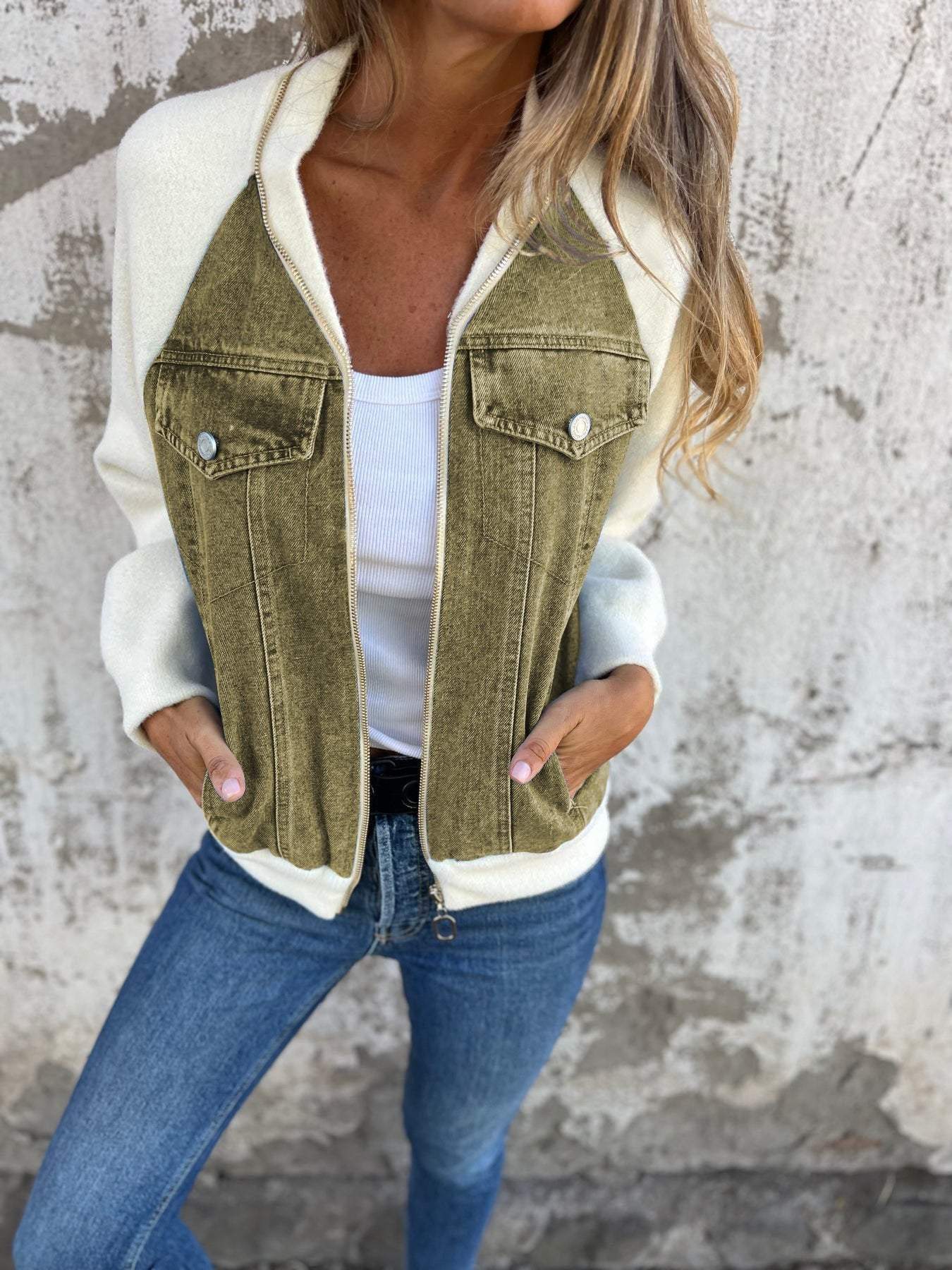 Lena - Damen-Jeansjacke | Vielseitig, Schick, Komfortabel