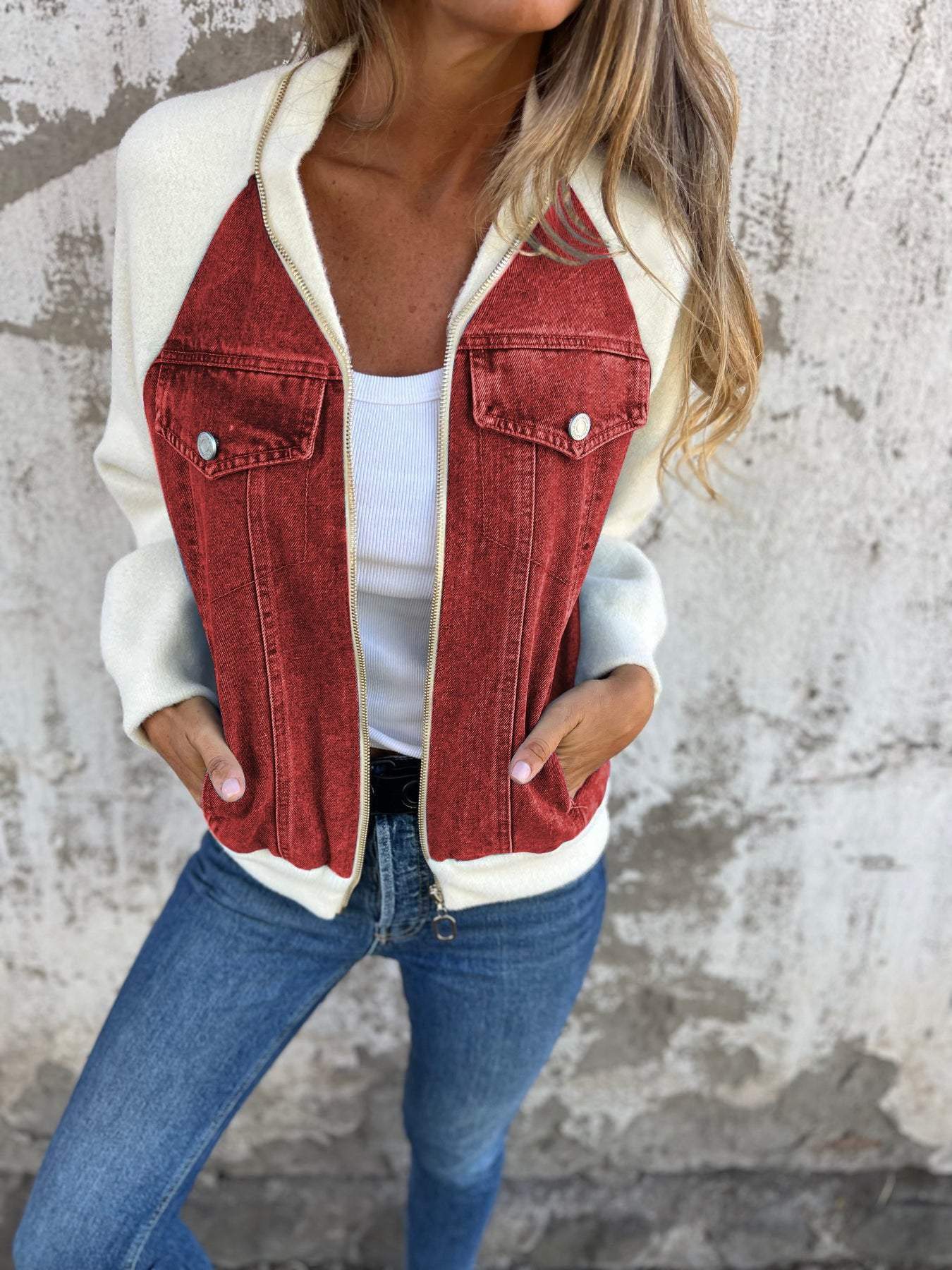 Lena - Damen-Jeansjacke | Vielseitig, Schick, Komfortabel