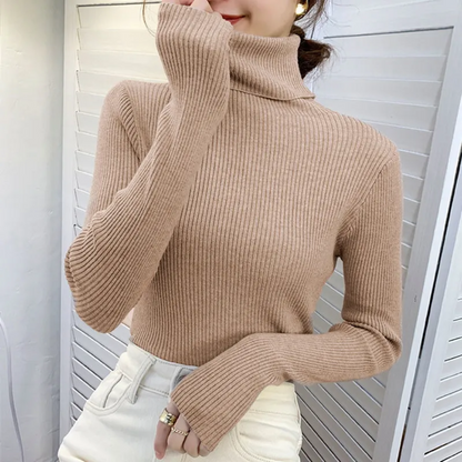 Sophie - Damen-Rollkragenpullover | Luxuriöser Kaschmir, Warm, Zeitlos