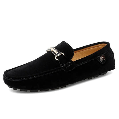 Maximilian - Herren-Slipper | Premium Wildleder, Atmungsaktiv, Eleganter Komfort