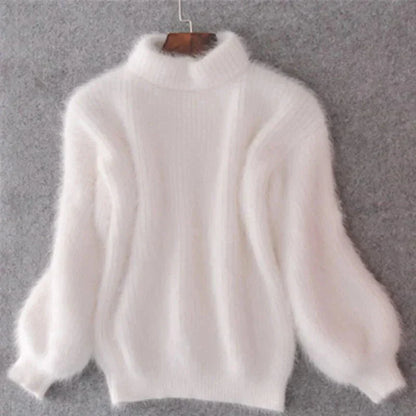 Lena - Damen-Strickpullover | Flauschig, Warm, Stilvoll