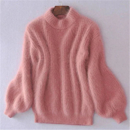 Lena - Damen-Strickpullover | Flauschig, Warm, Stilvoll