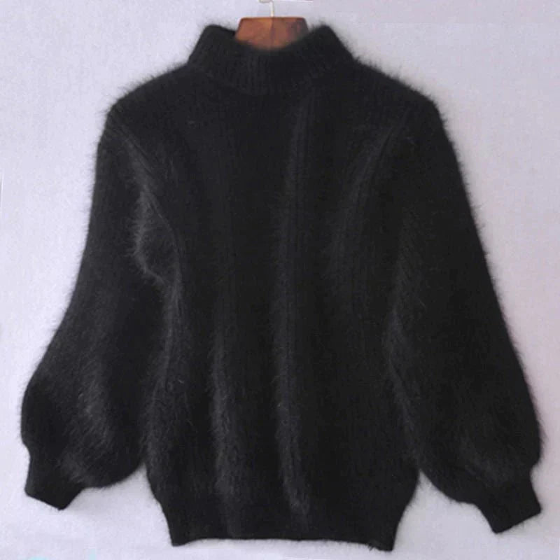 Lena - Damen-Strickpullover | Flauschig, Warm, Stilvoll