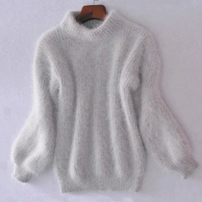 Lena - Damen-Strickpullover | Flauschig, Warm, Stilvoll